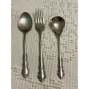 Oneida Heirloom "Cube" Mark Stainless - SHELLEY - 3 Pieces